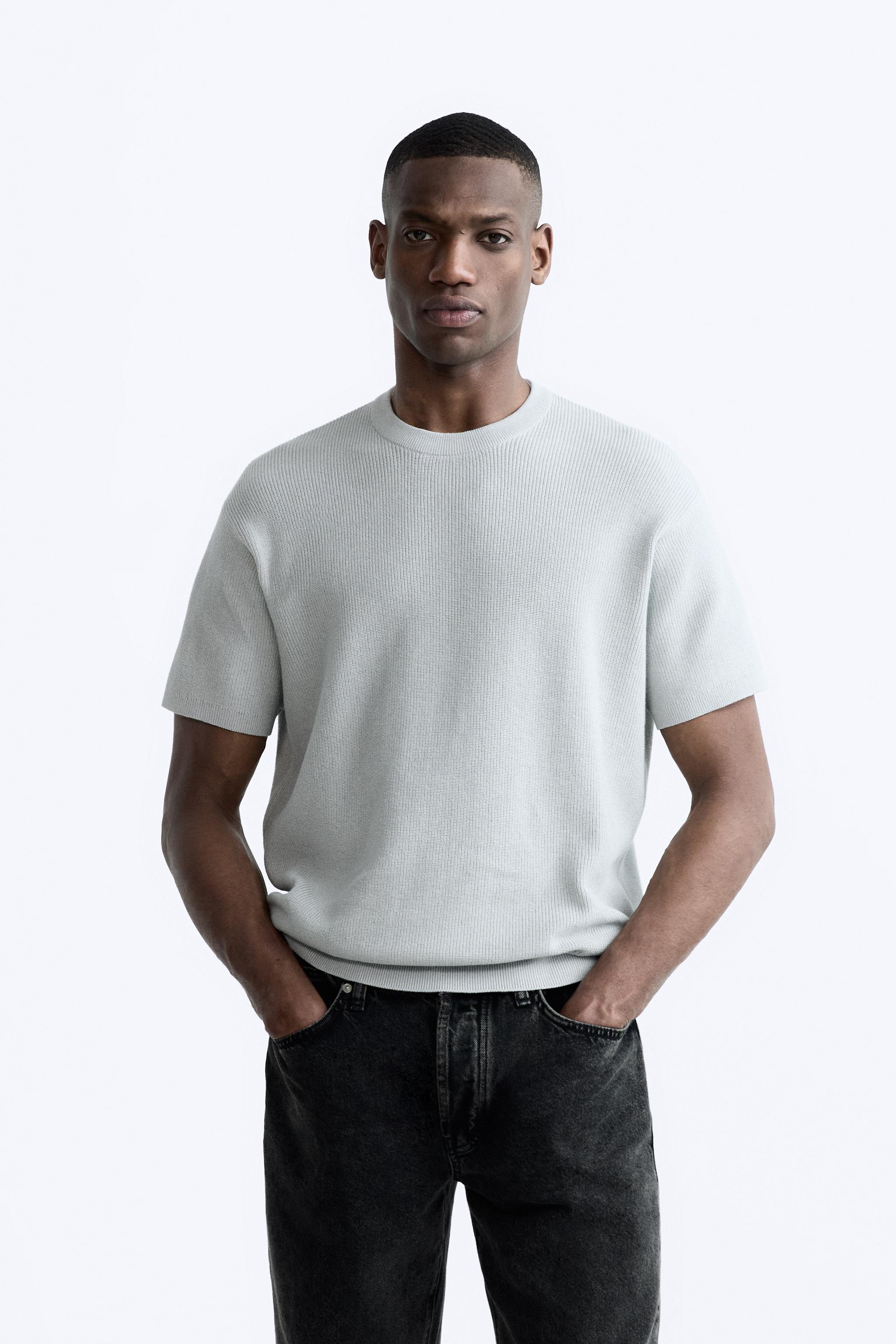 Zara men's t store shirts online india