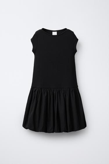 Zara BALLOON DRESS - Black