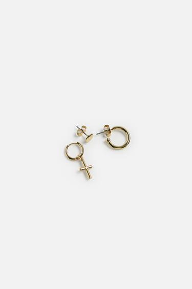 3-PACK OF EARRINGS © OTIS KWAME KYE QUAICOE - Gold by Zara - Image 1
