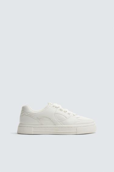 ZAPATILLA ESTILO RETRO - Blanco de Zara