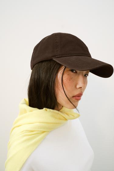 CASQUETTE SERGÉ UNIE - Marron de Zara - Image 1