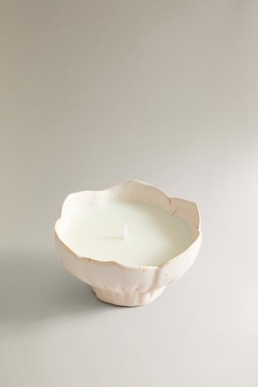 (120 G) ORCHIDÉE LUMIÈRE SCENTED CANDLE - Pale pink by Zara - Image 1