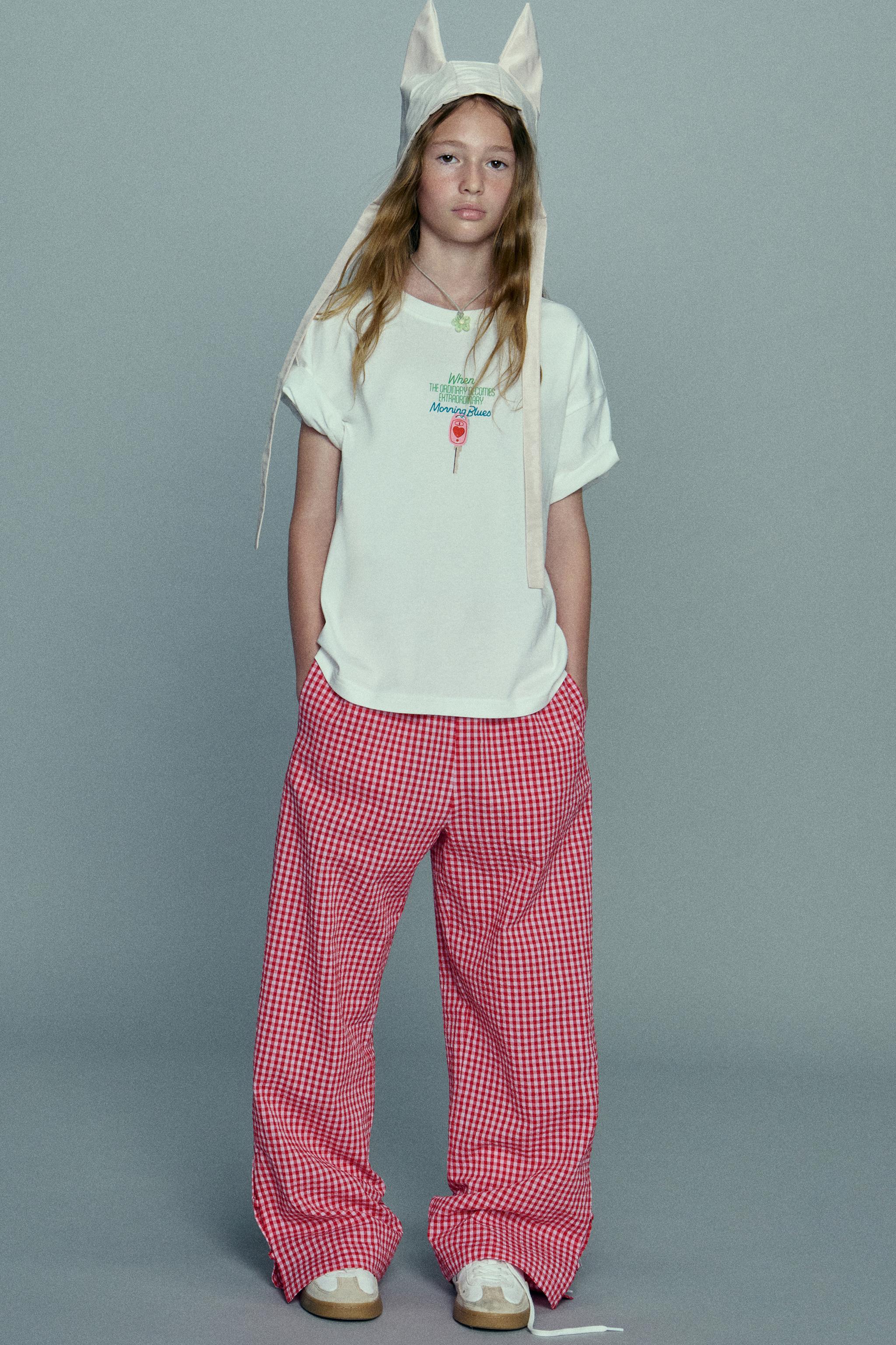 GINGHAM CHECK PANTS