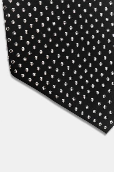 HALTER TOP WITH STUDS - Black by Zara - Image 8