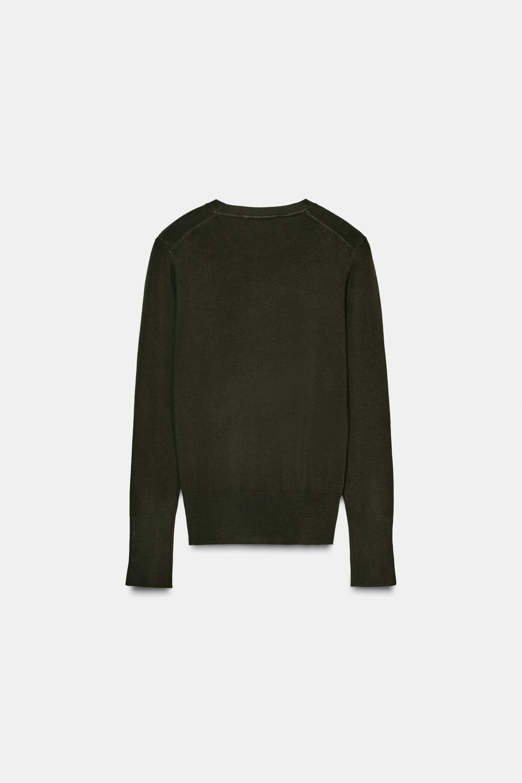 BASIC PLAIN KNIT SWEATER