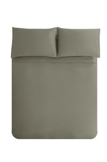 SATEEN DUVET COVER (300 THREAD COUNT) - Blue / Green by Zara