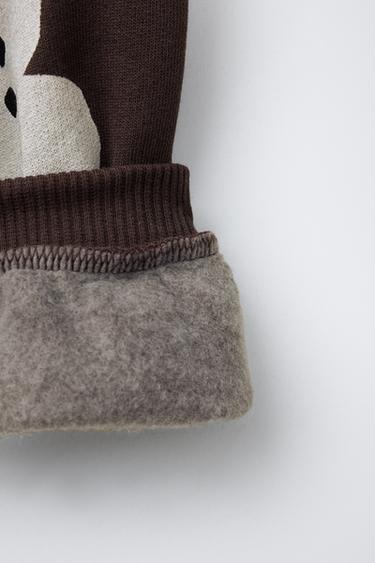 SNOWMEN PRINT JOGGING SET - Brown by Zara - Image 5