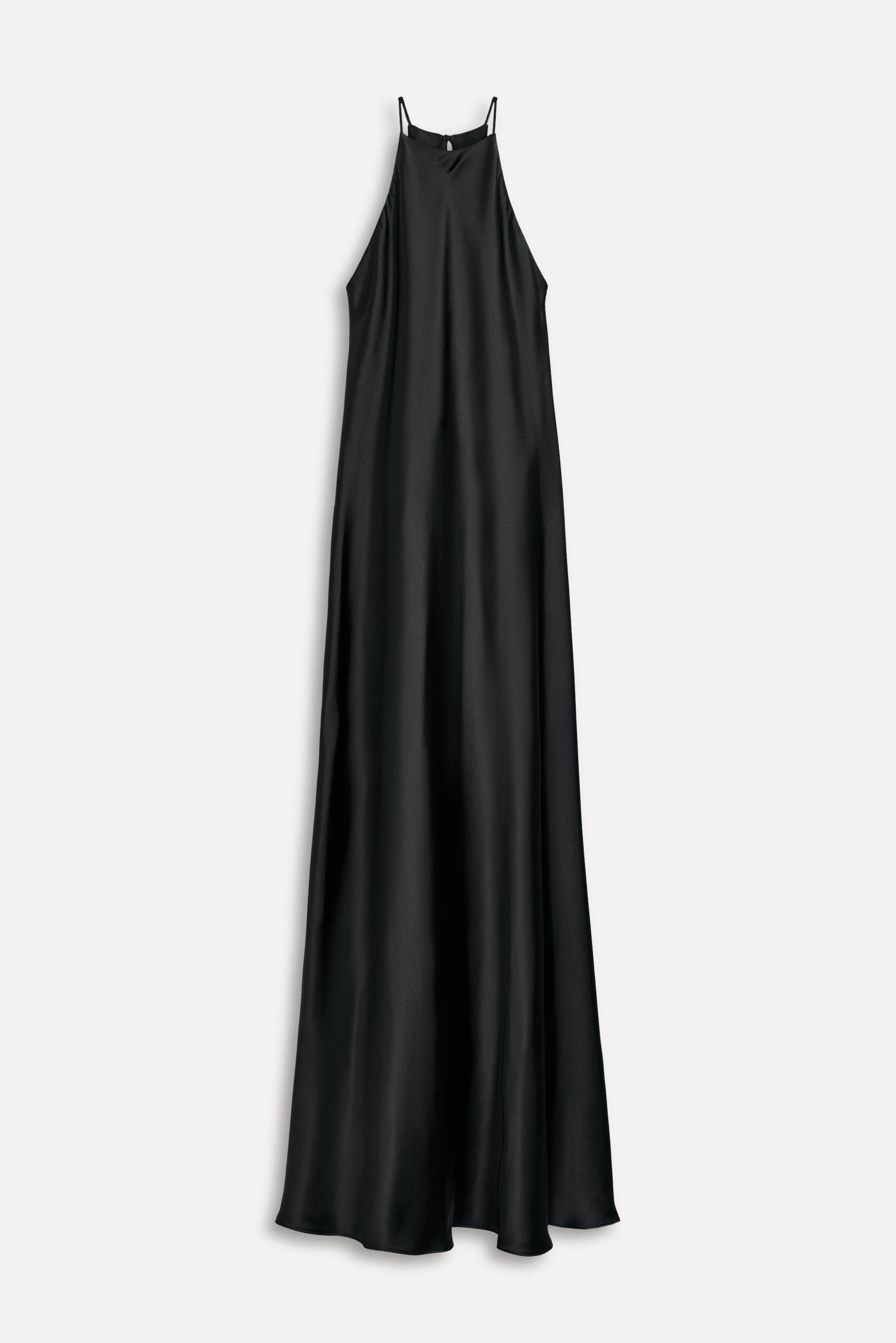 ROBE MI-LONGUE SATINÉE 50E ANNIVERSAIRE