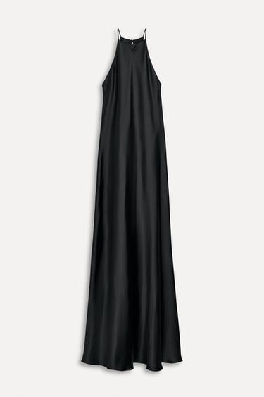 SATIN MIDI DRESS 50TH ANNIVERSARY - Black by Zara - Image 2