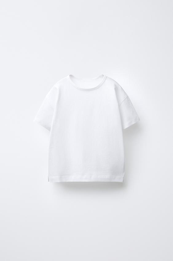 PLAIN T-SHIRT - White by Zara - Image 0