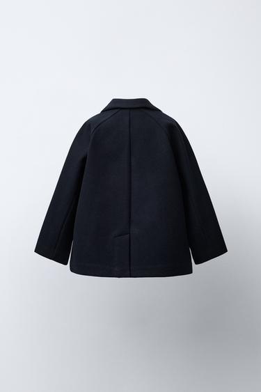 COAT - Navy blue by Zara - Image 3