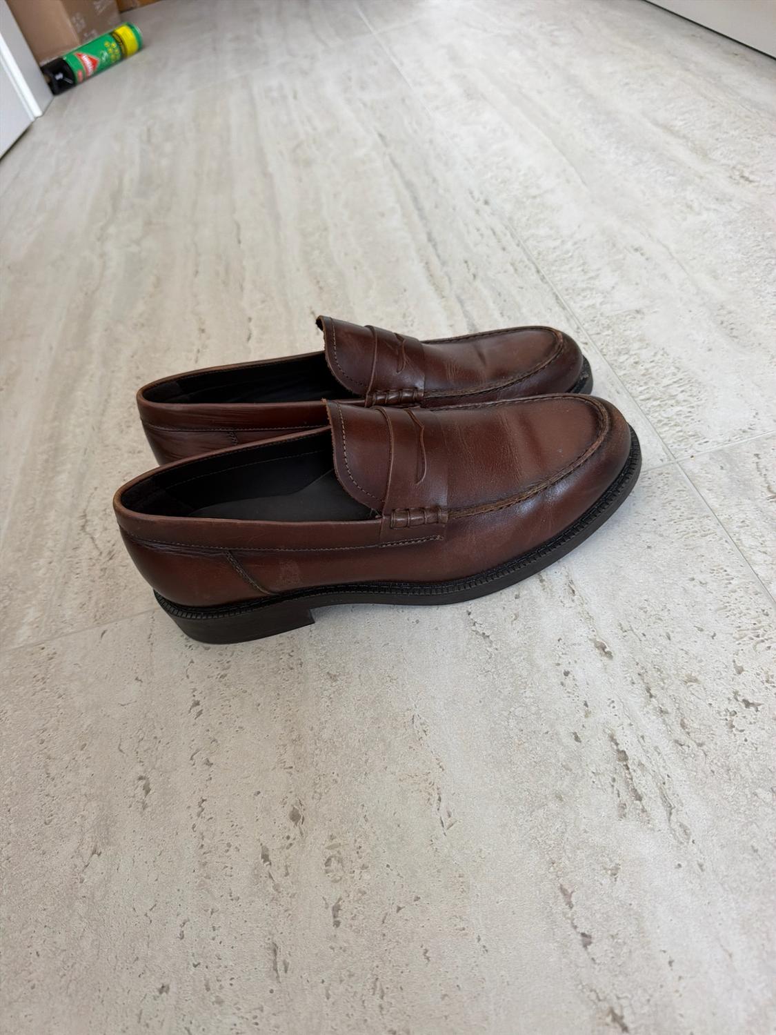 LEATHER PENNY STRAP LOAFERS - Image 5