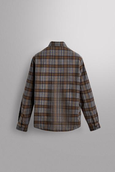 CHECK LYOCELL - WOOL SHIRT - Various by Zara - Image 1