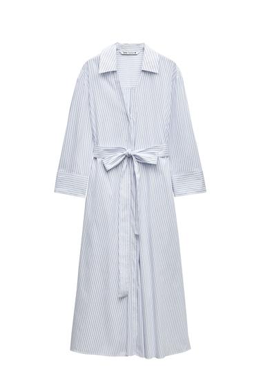 ZW COLLECTION POPLIN SHIRT DRESS