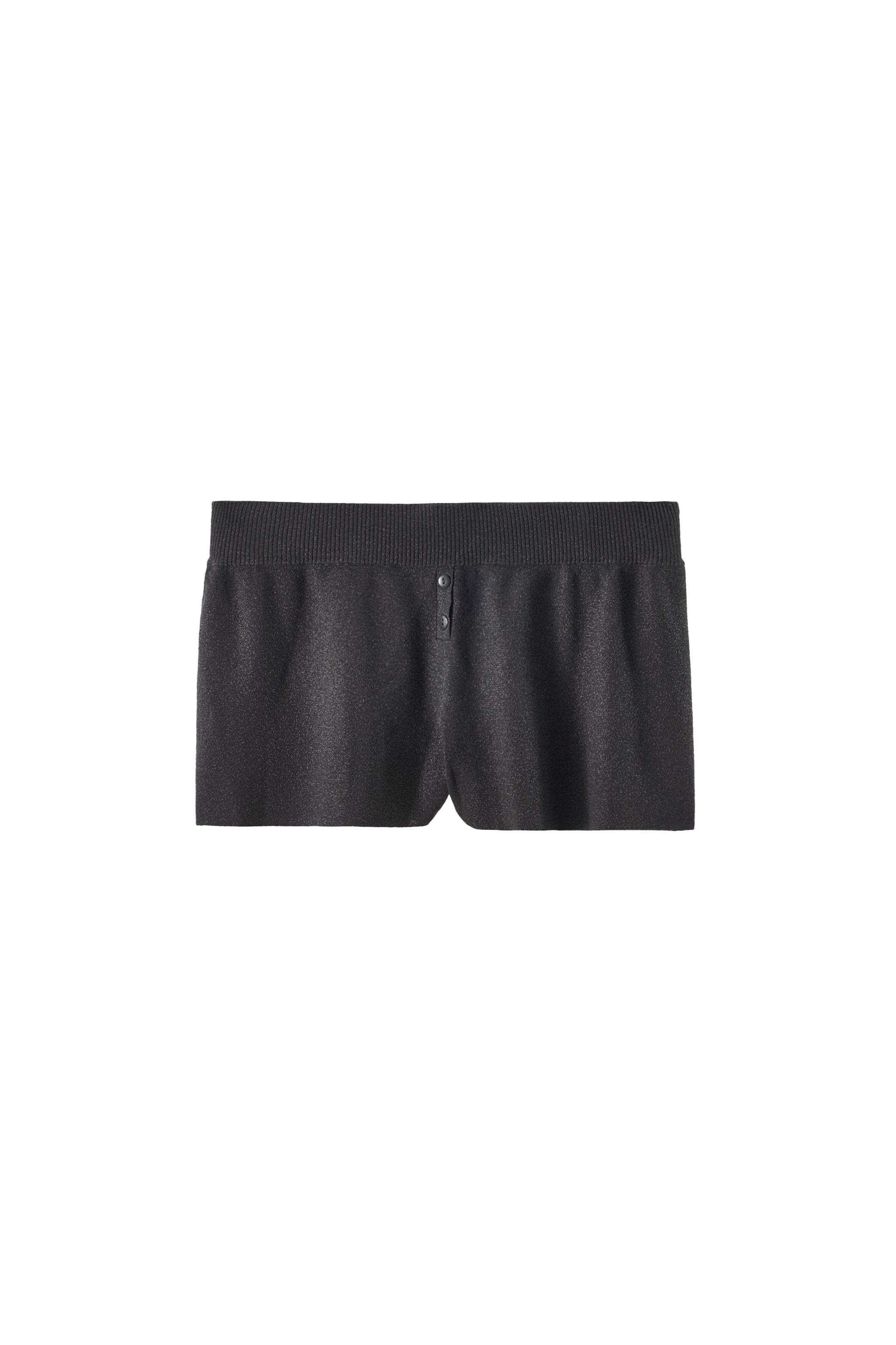 SHORTS PUNTO HILO METALIZADO BOTONES