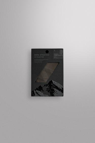 T-SHIRT PREMIÈRE COUCHE SKI - Marron de Zara - Image 9