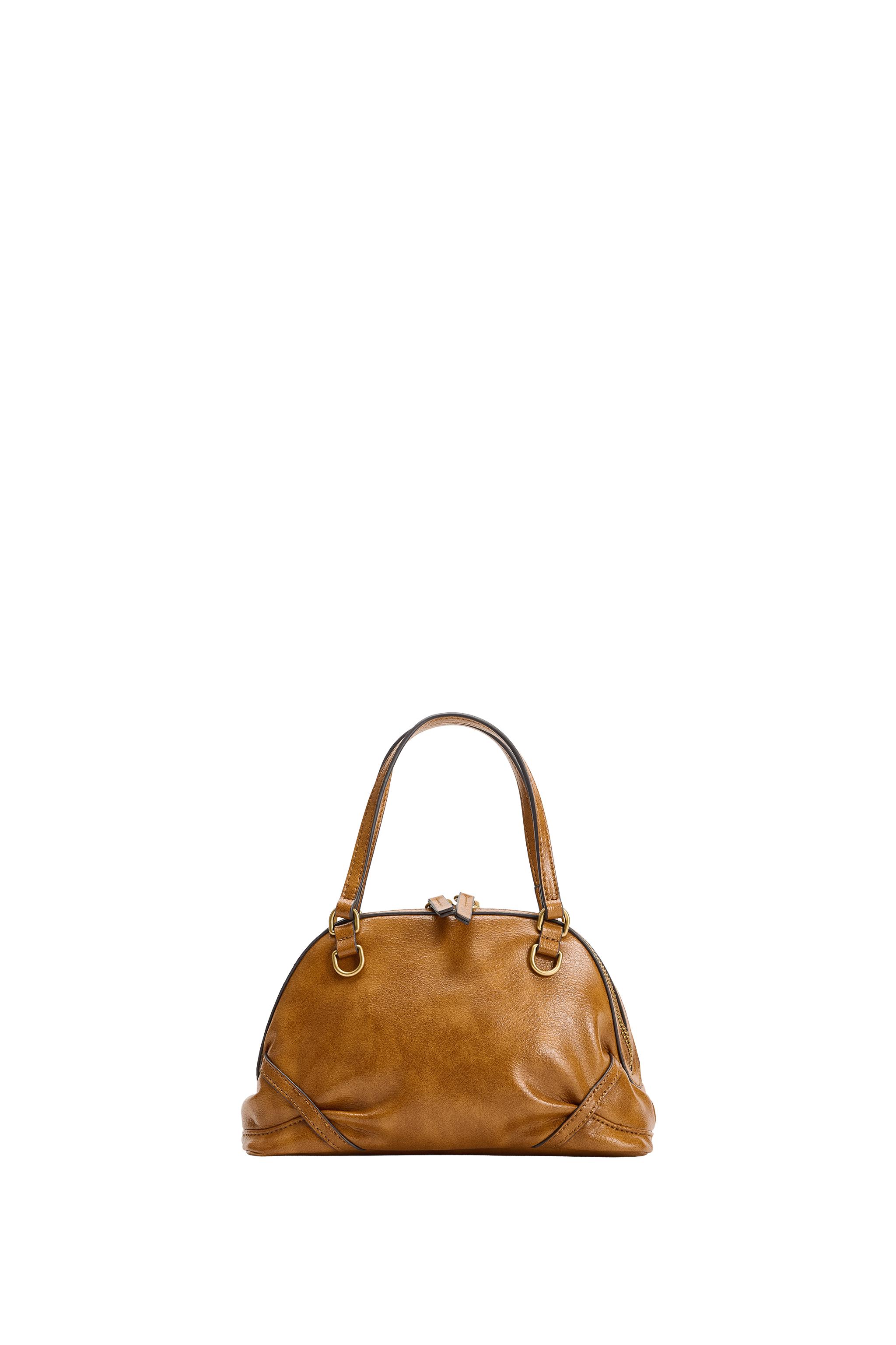 MINI CROSSBODY BAG - Dark tan | ZARA Turkey