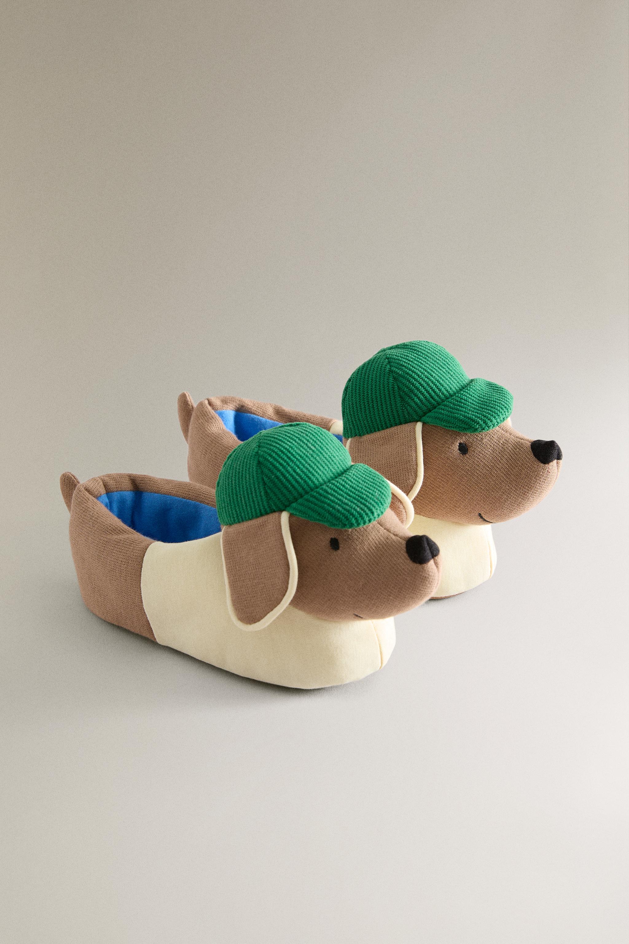 KIDS' SUMMER CLUB SLIPPERS — Brown