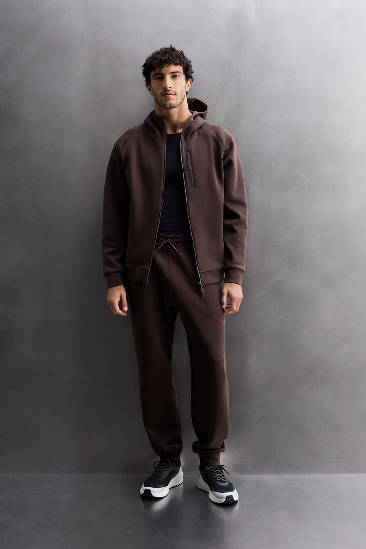 TECHNICAL HOODIE WITH ZIP - Main Image