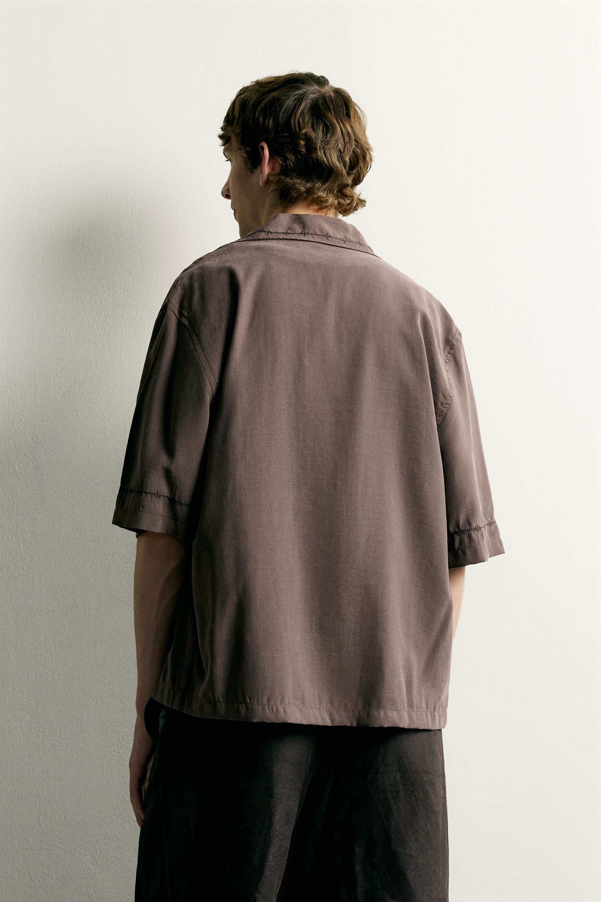 EMBROIDERED RELAXED-FIT SHIRT
