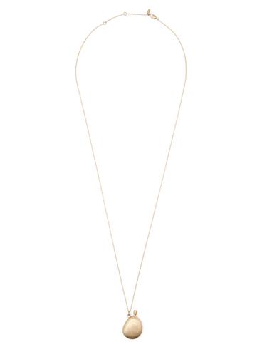 Zara Necklace with metal pendant - Golden