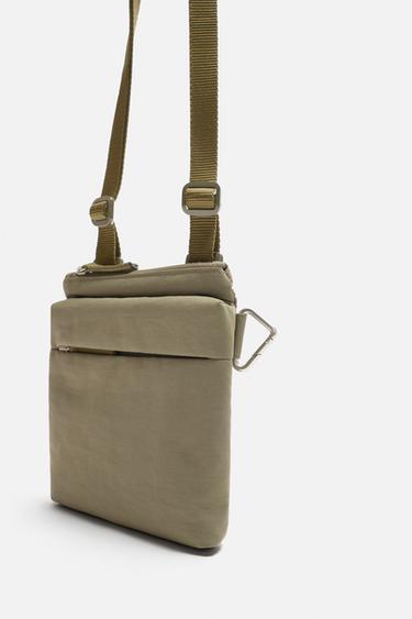 TECHNICAL CROSSBODY BAG - Khaki Green by Zara - Image 2