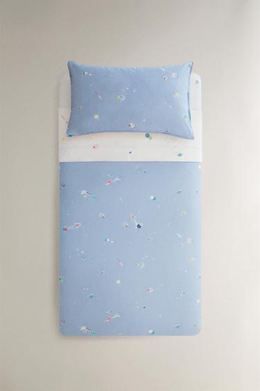 Zara KIDS' SPACE DUVET COVER - Multicolored