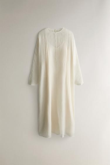 TWO-PIECE NIGHTDRESS - Oyster-white by Zara