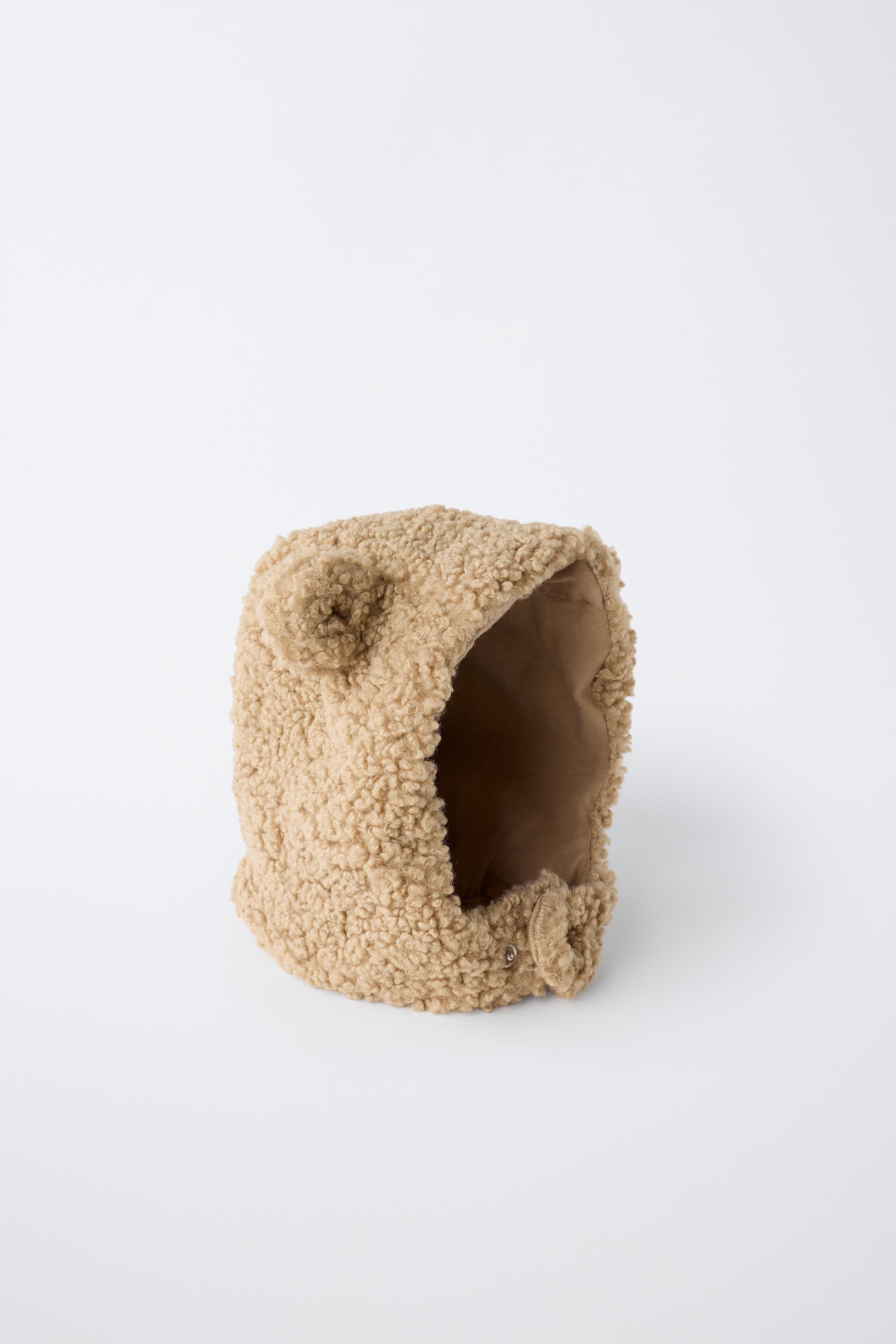 FAUX SHEARLING EAR BEANIE