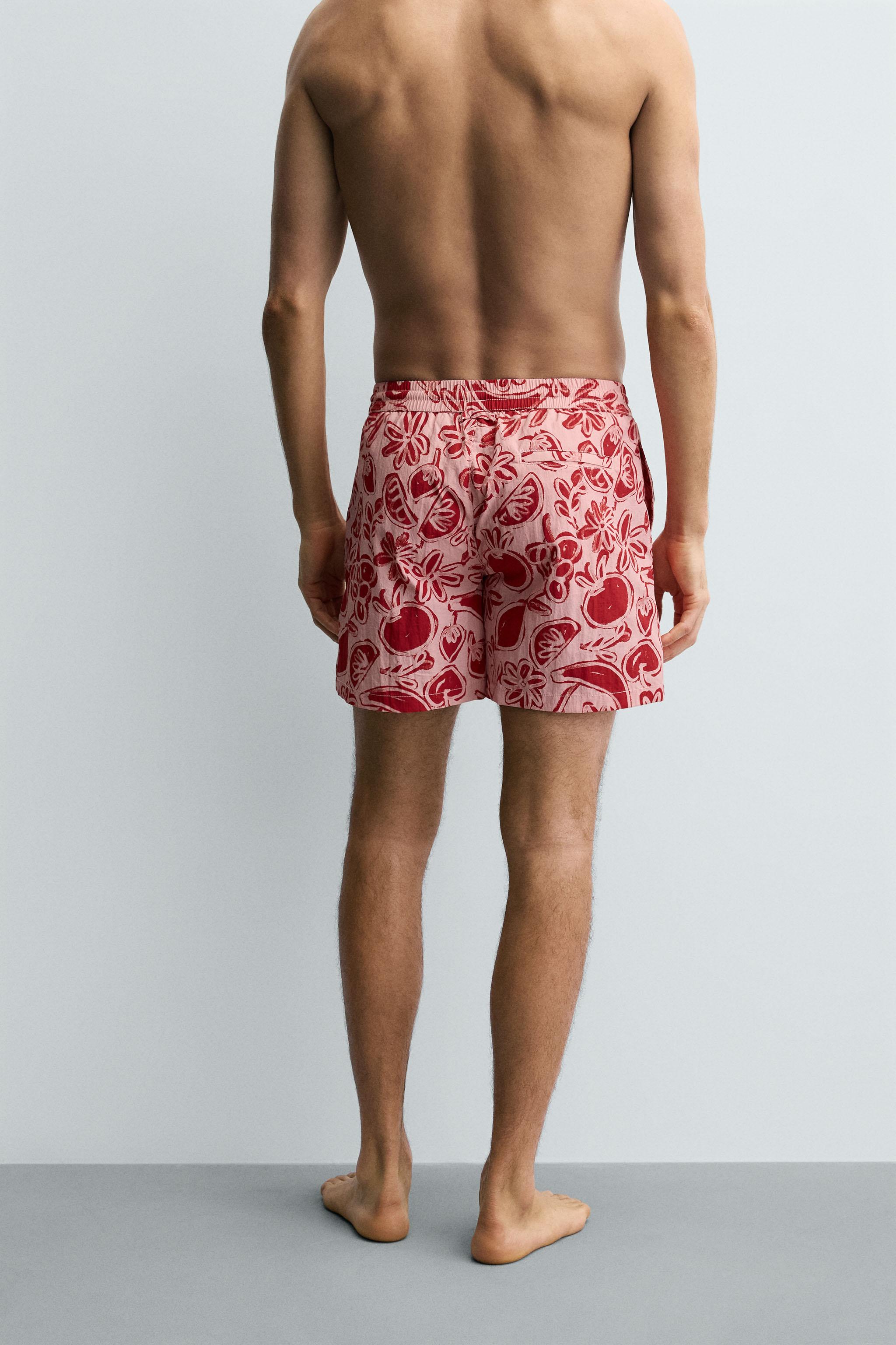 FRUIT PRINT SWIM SHORTS