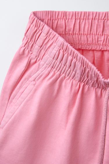 SLOGAN BERMUDA SHORTS - Pink by Zara - Image 2