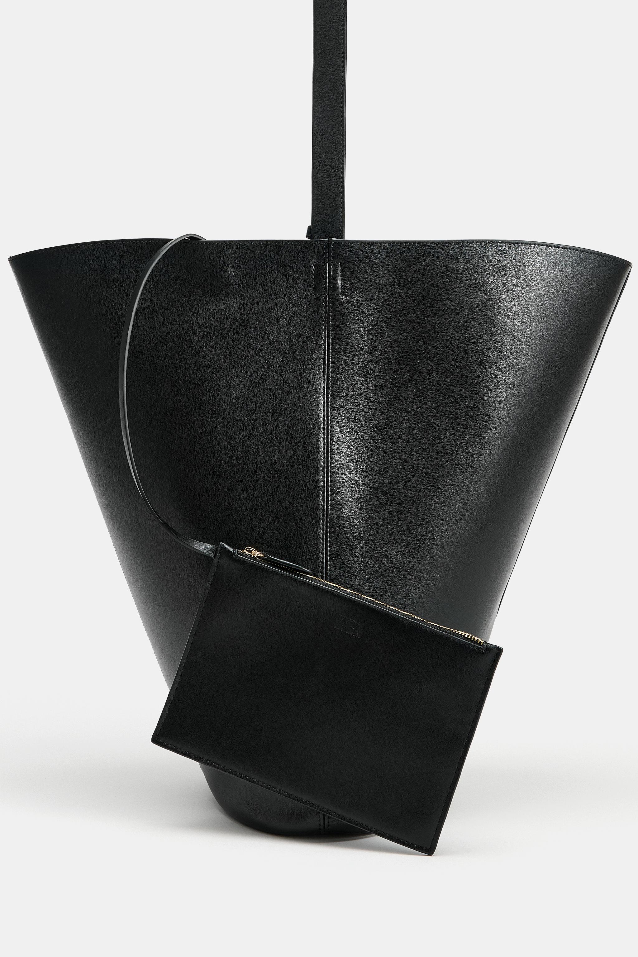 MAXI LEATHER SHOULDER BAG
