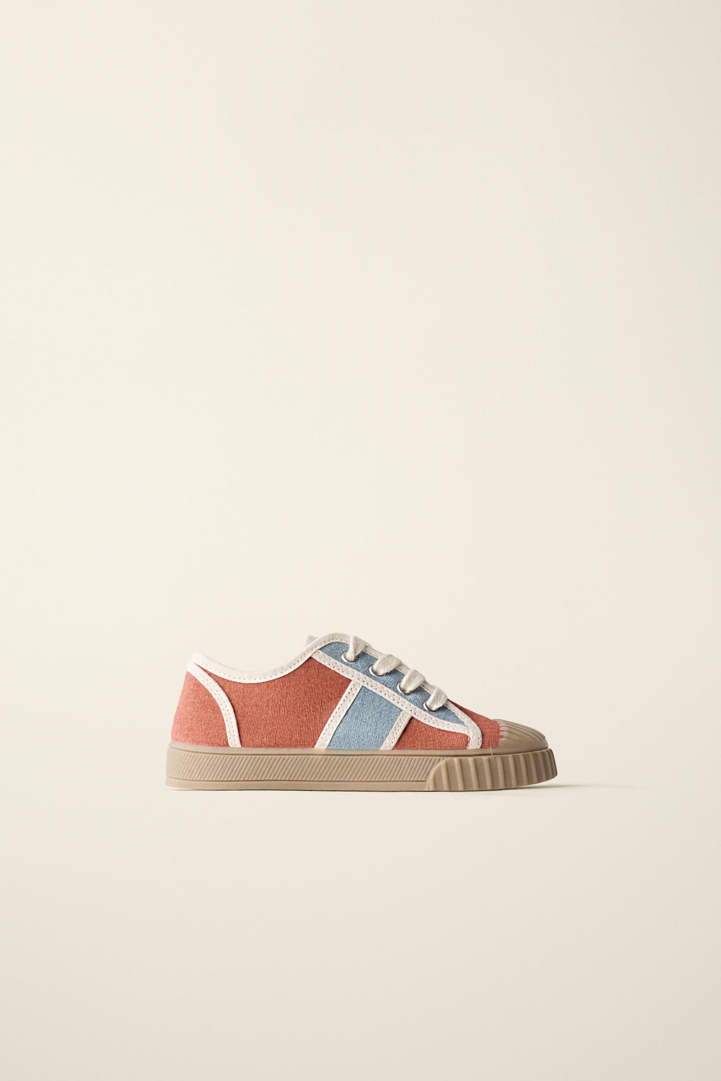 Детские кроссовки Zara Sneakers Created BY Caramel London, цвет: Красный — фото 3