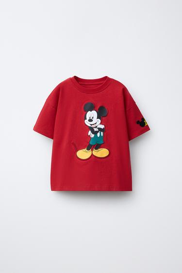 MICKEY MOUSE © DISNEY T-SHIRT - Dark red by Zara - Image 0