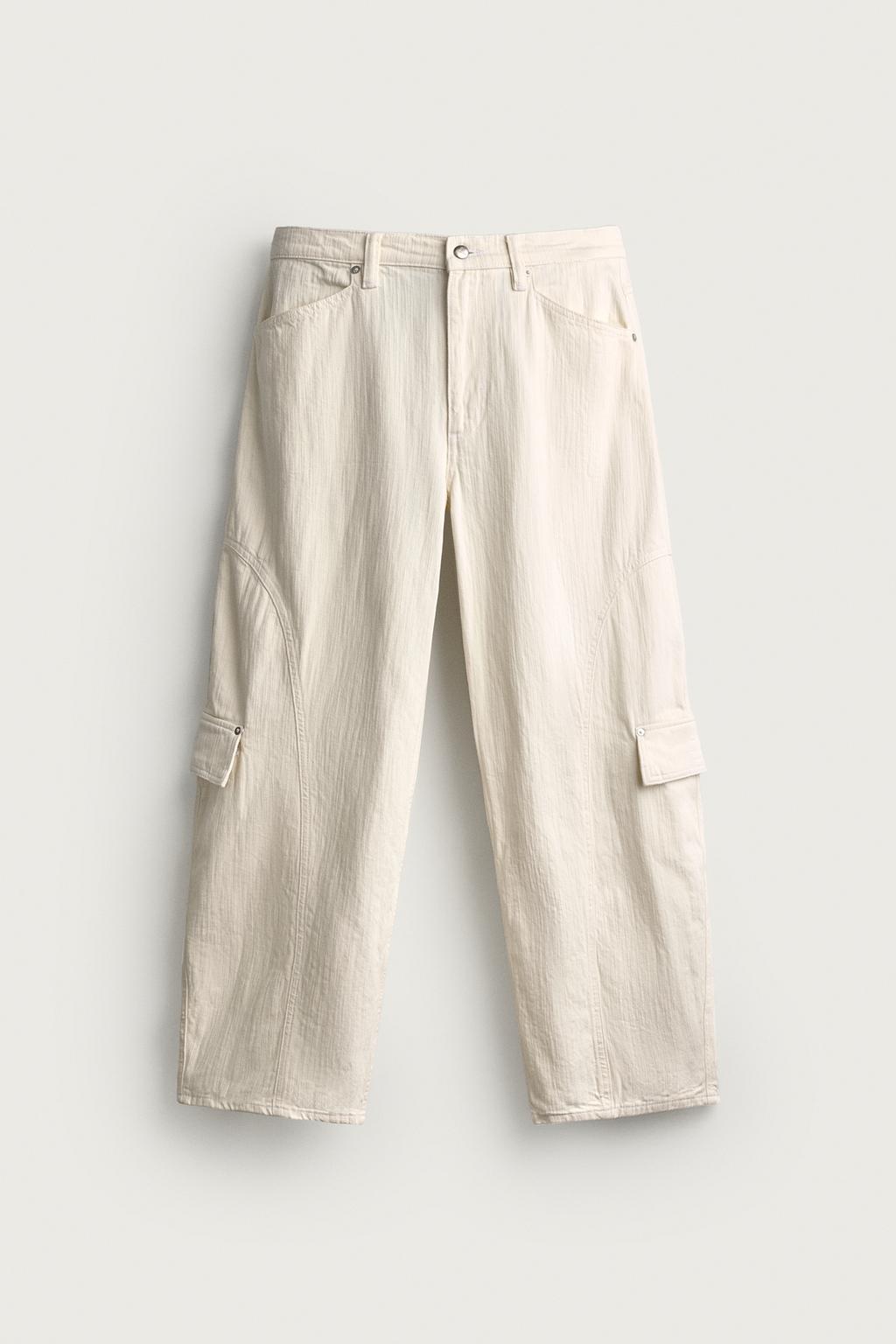 BALLOON FIT CARGO JEANS