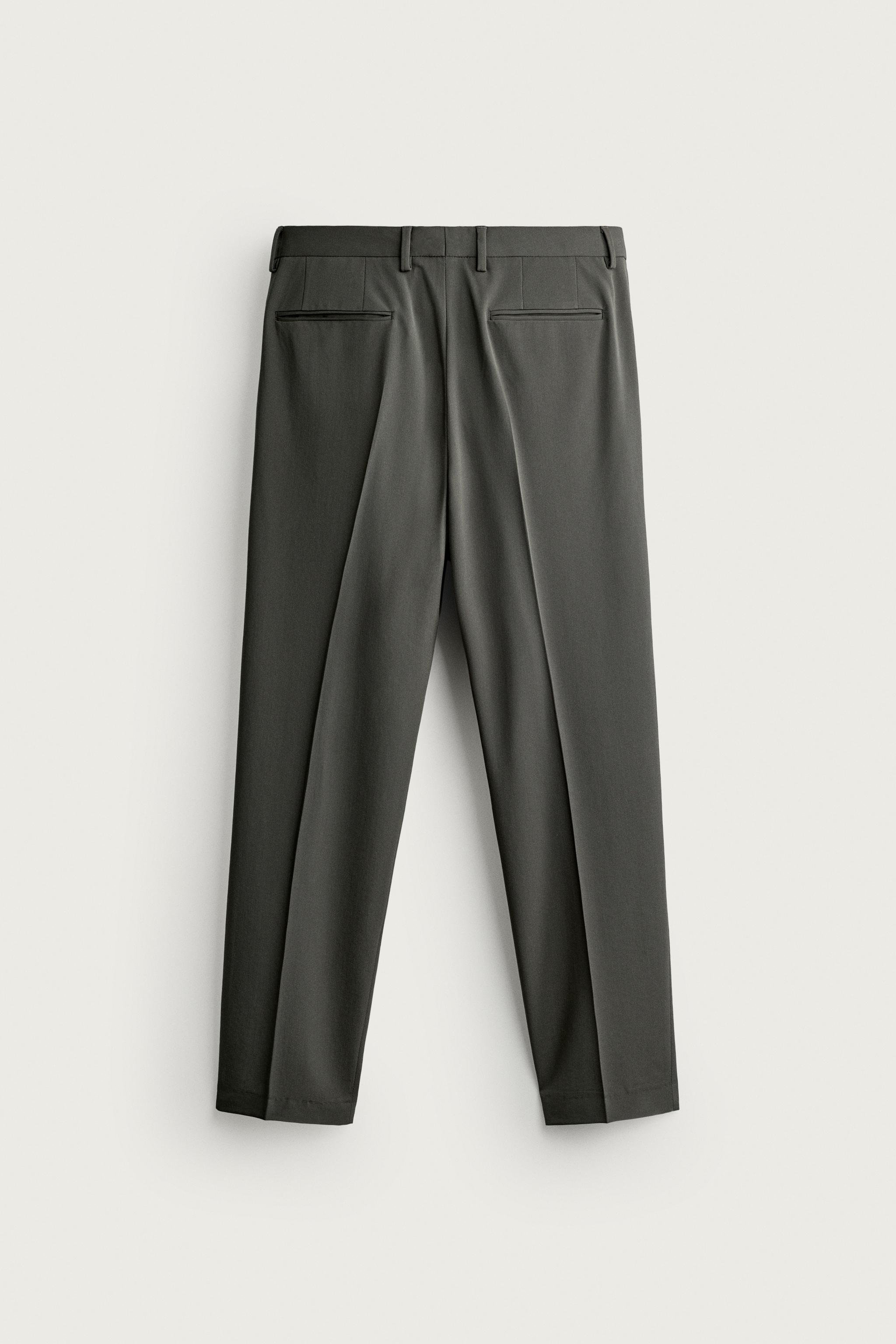 Мужские брюки Zara STRETCH SUIT PANTS — фото 6