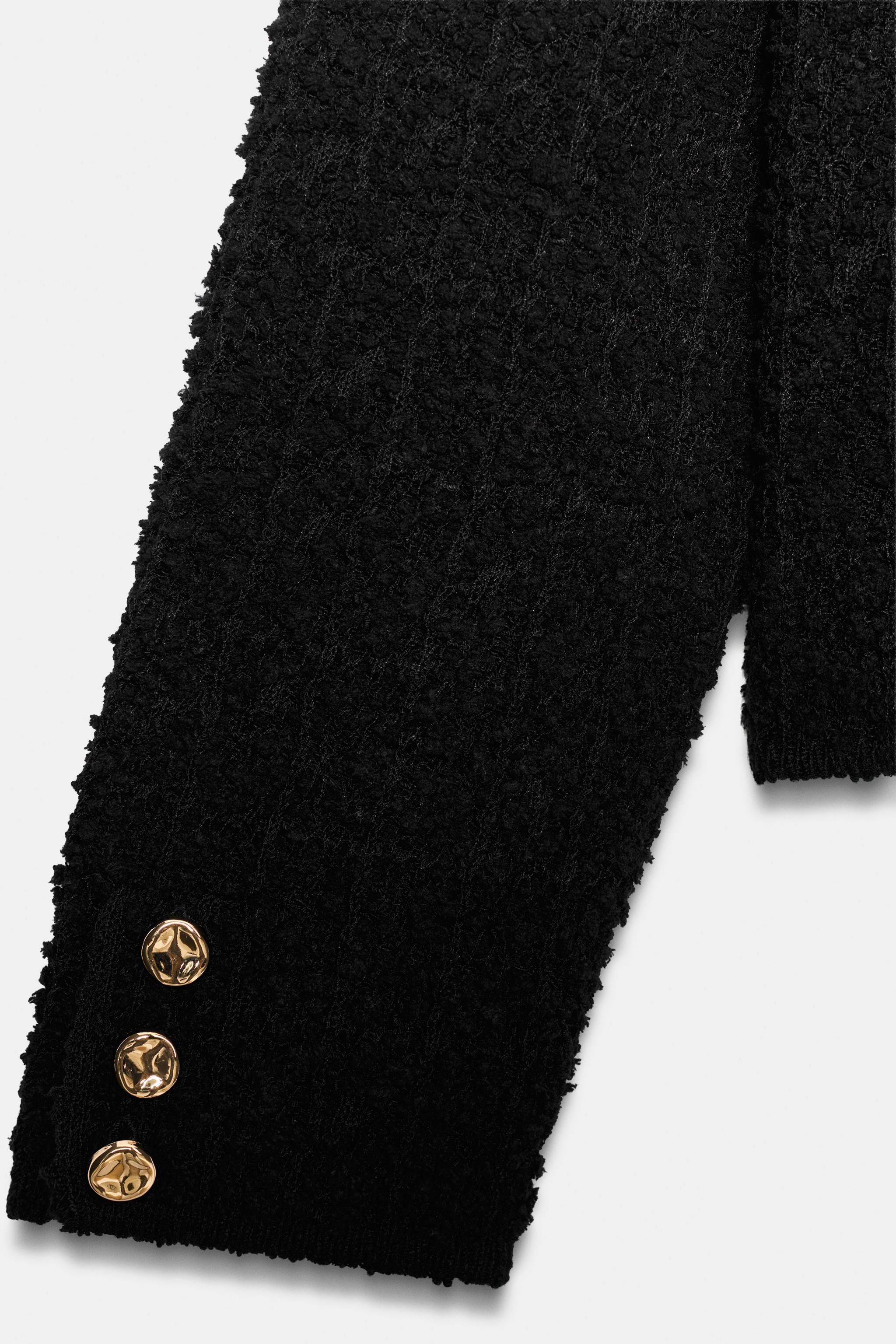 STRUCTURED FRINGED CARDIGAN