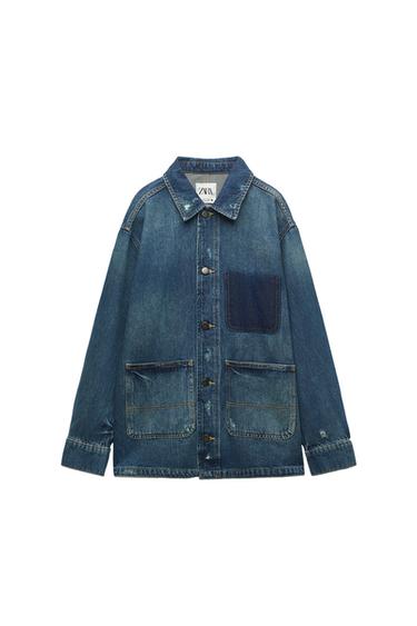 POCKET DENIM OVERSHIRT