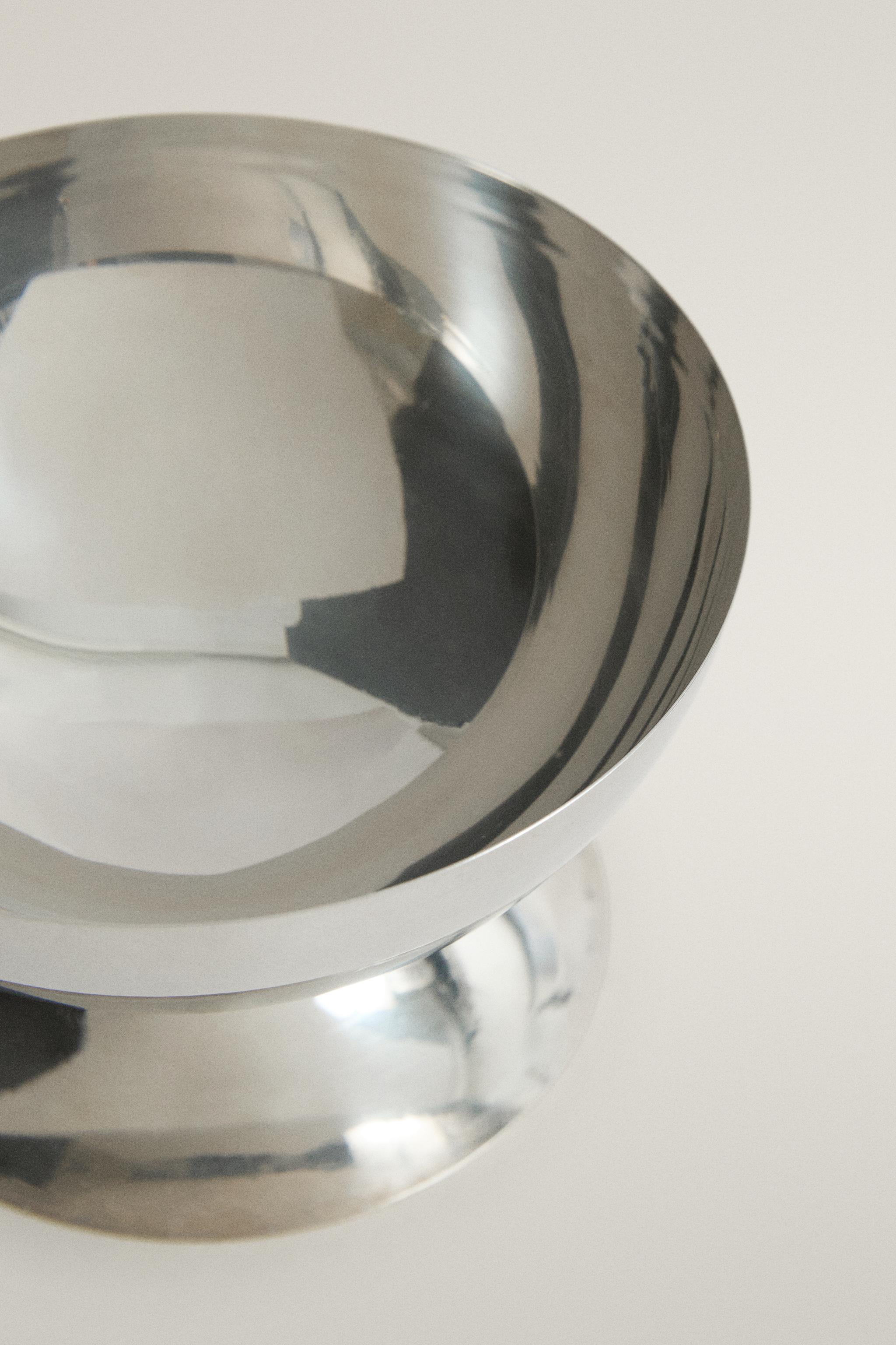 VERRE À GLACE MÉTAL BRILLANT