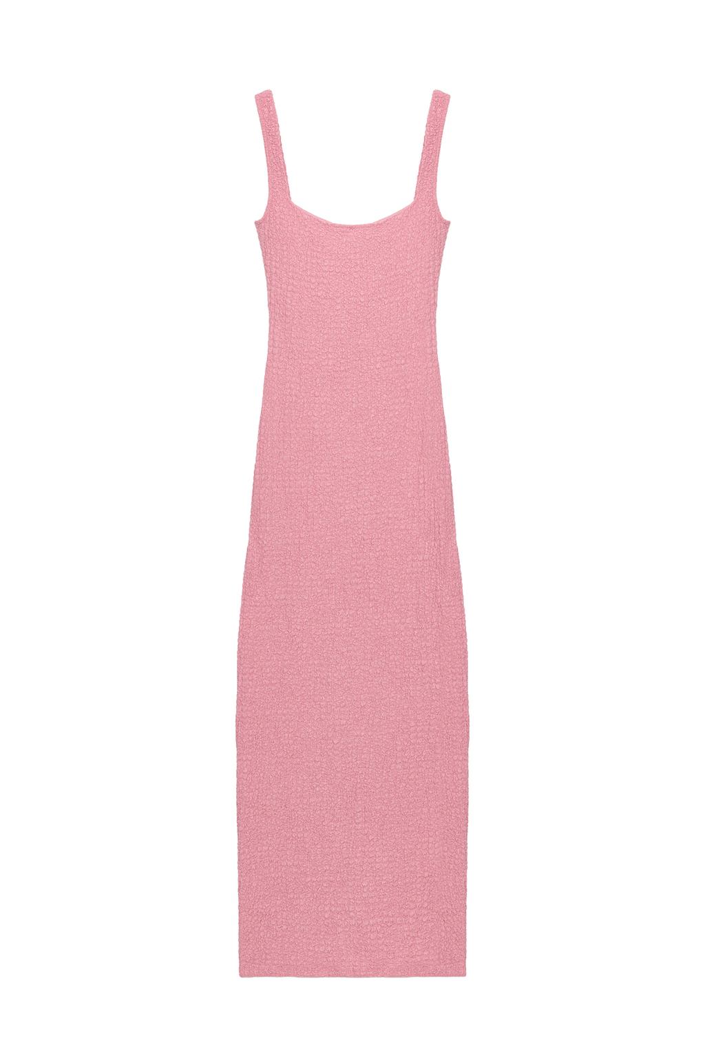 TEXTURED MIDI DRESS - image 3