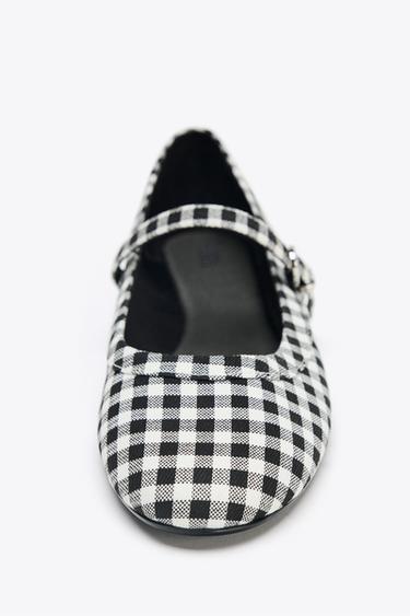 CHECK MARY JANES - Multicoloured by Zara - Image 5