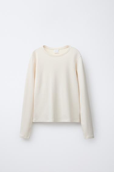 STRIPED T-SHIRT WITH COMBINED WAISTCOAT - striped by Zara - Image 1