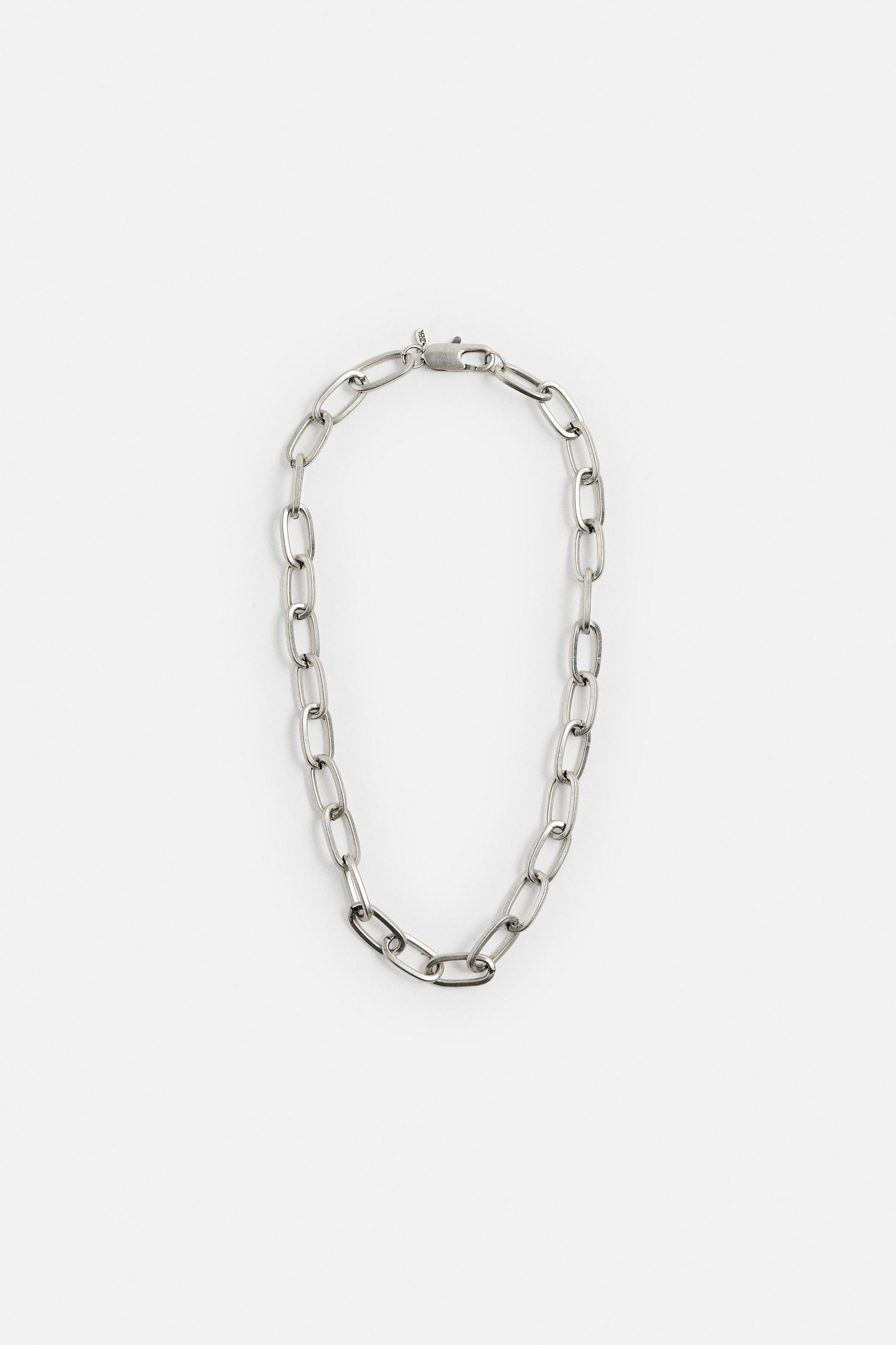 METAL LINK CHAIN - Silver | ZARA United States
