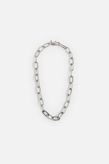 METAL CHAIN LINKS - Silver by Zara