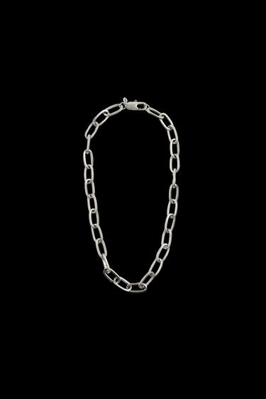 Zara METAL LINK CHAIN - Silver - Image 0