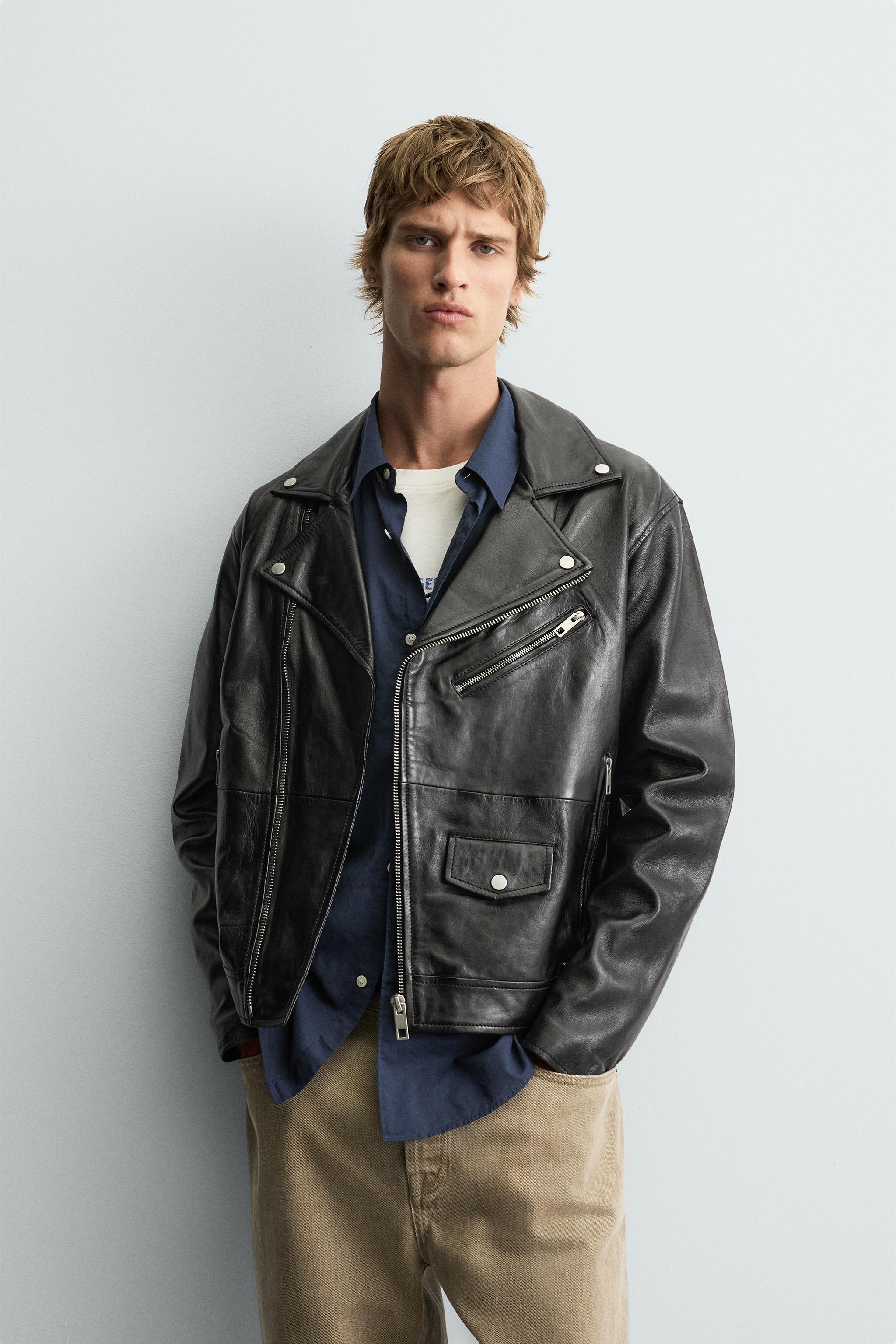 ライダースジャケット | メンズ | ZARA 日本