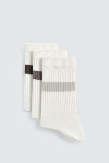 3-PACK OF BAND SOCKS - various by Zara