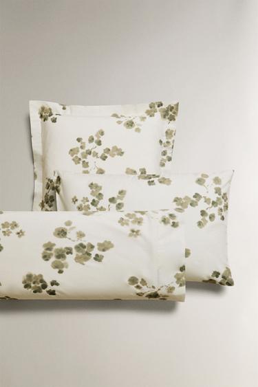 BLENDED PRINT PILLOWCASE - Green by Zara - Image 0