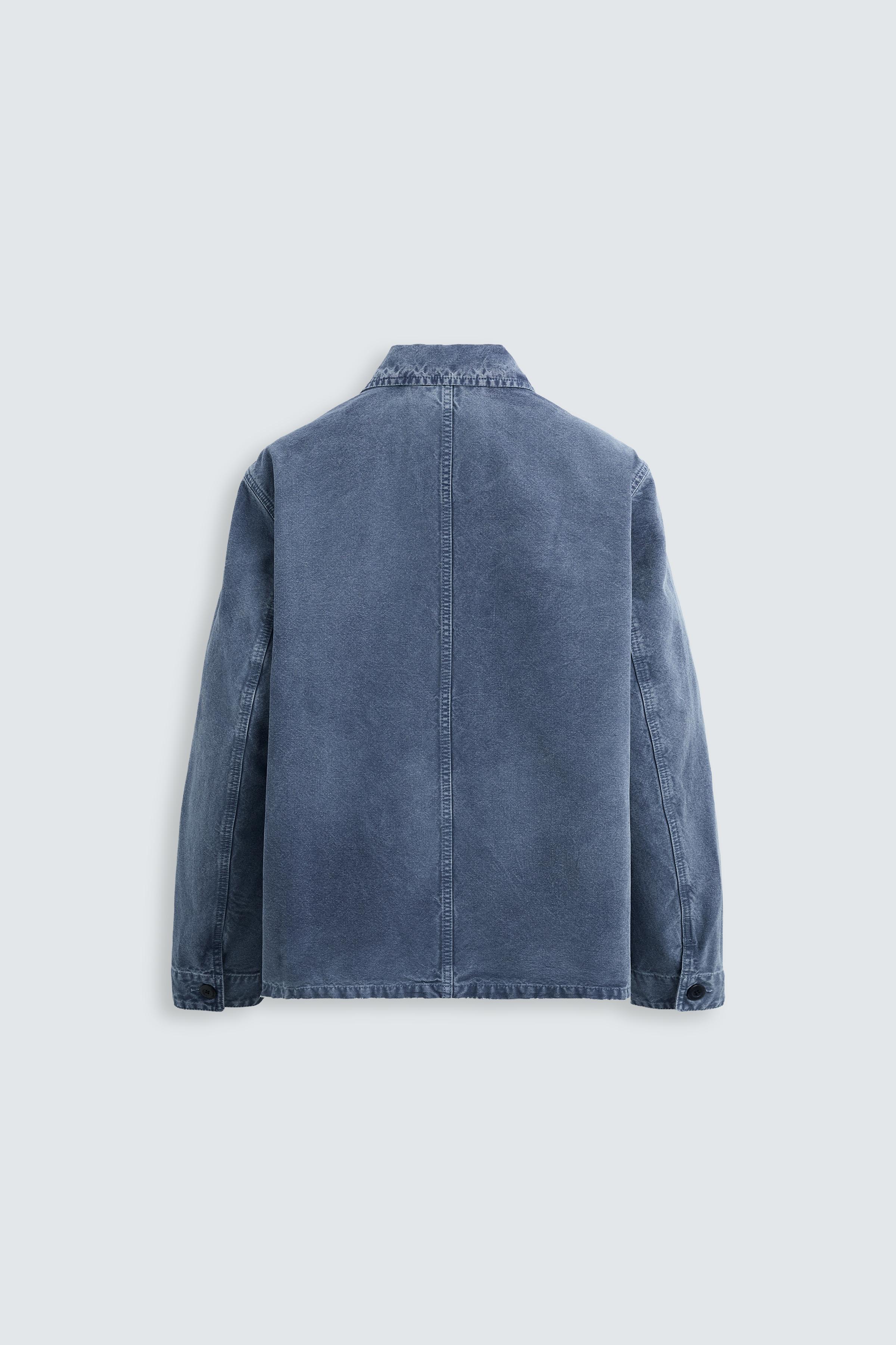 PAINT SPLATTER JACKET - Blue | ZARA Australia