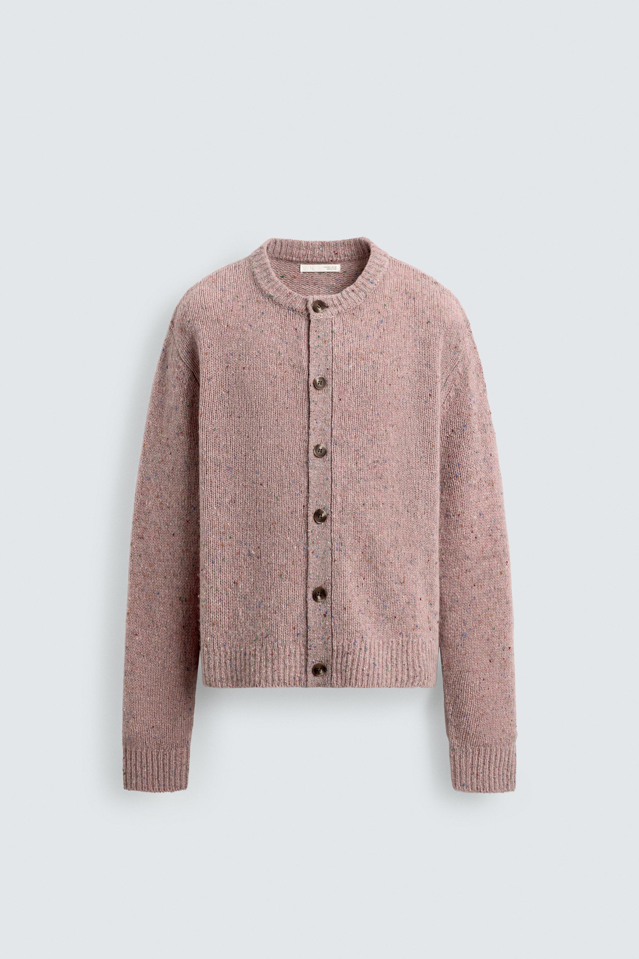 WOOL BLEND FLECKED CARDIGAN | ZARA United States